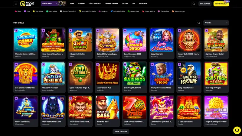 Moonwin Spielelobby