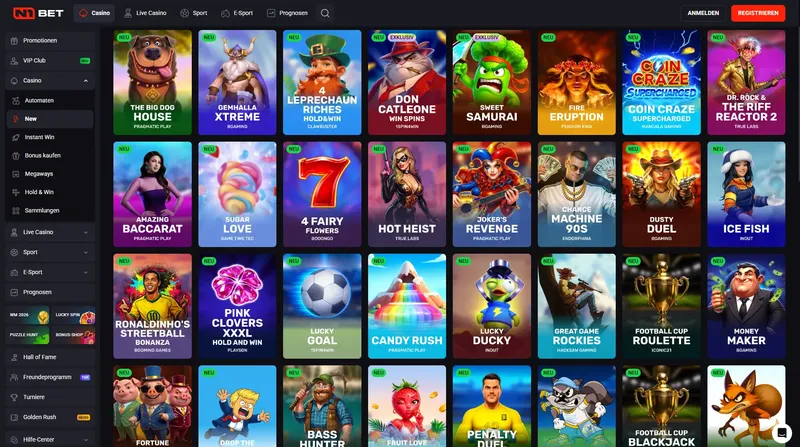 N1Bet Spielelobby