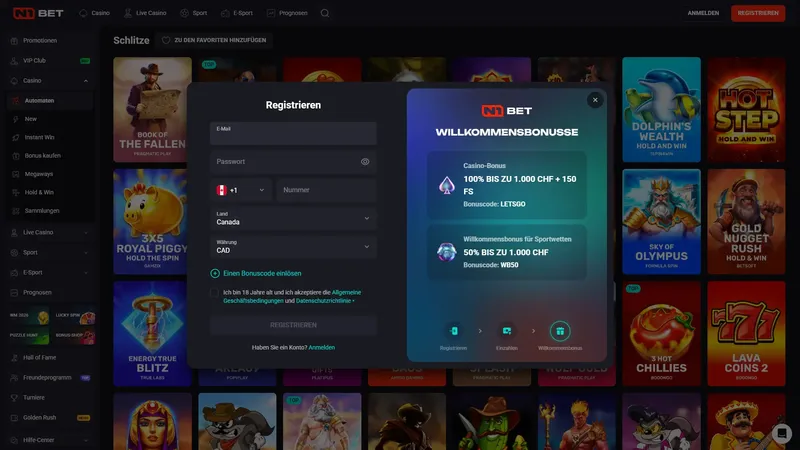 N1Bet Registrierung