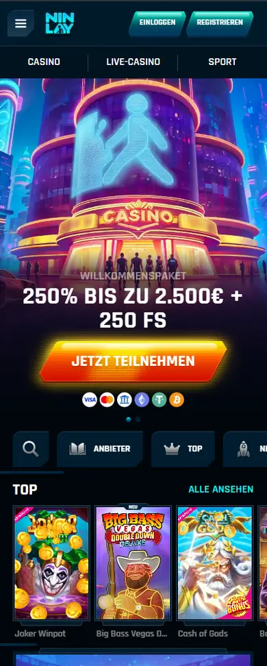 Ninlay auf dem Smartphone